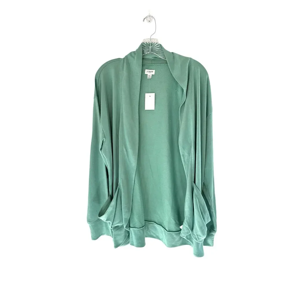 New‎ with Tags J.Crew Eucalyptus Steam Soft Knit Wrap Cardigan Sweater Size XXL